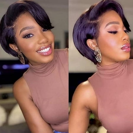 Pixie Cut Wigs, Short Bob Pixie Cut Wig Brazilian Straight man Hair Lace Front Bob Wigs for Black Women | Walmart Canada Pixie Cut Wigs, Short Bob Pixie Cut Wig Brazilian Straight man Hair Lace Front Bob Wigs for Black Women | Walmart Canada