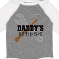 thumbnail image 4 of Inktastic Daddy's Little Helper Tool Set Boys Long Sleeve Baby Bodysuit, 4 of 5
