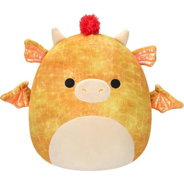Peluche Squishmallows 2 En 1 De 13 Cm Caedyn La Vache Rose Clair Et Caedia La Vache Bleue