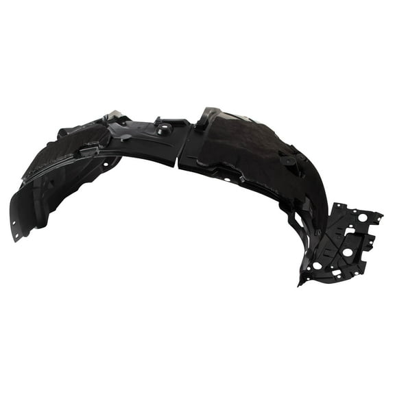 TRQ Front Right Inner Fender Liner Black Passenger Side Fits Select 2021-2023 Nissan Rogue NI1249183