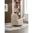 thumbnail image 3 of Clipeyh Storage Pocket Glider Rocking Chair, Black, 3 of 7