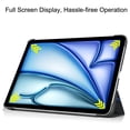 thumbnail image 4 of ELEHOLD Folding Case For Apple iPad 11th(A16) 2025/10th 2022, PU Leather Case Stylish Pattern Kickstand Magnetic Auto Wake/Sleep Folio Slim Shockproof Case Cover,D, 4 of 6