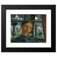 thumbnail image 2 of Paula Modersohn-Becker 24x20 Black Modern Framed Museum Art Print Titled - Girl's Head in Front of a Window (circa 1902), 2 of 5