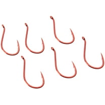 Gamakatsu Octopus Hook in High Quality Carbon Steel, Red, Size 2/0, 6-Pack
