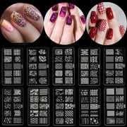 1PC Nail Art Polish Manicure Image Stamping Template Plate Scraper DIY Manicure Kit