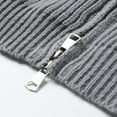 thumbnail image 6 of hotojiny Mens Cardigan Sweater Classic Fitted Full Zip Up Stand Collar Cardigans Soft Warm Long Sleeve Knitted Sweaters Fashion Outwear, 6 of 6