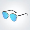 thumbnail image 3 of Vintage Round Sunglasses Border Fashion Anti Sunglasses Color Sunvisor Polarizer, 3 of 3