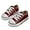 Red, variant on Boys and Girl Low Top Canvas Kids Lace up Sneakers