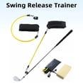 thumbnail image 4 of Golf Swing Training Aid, Golf Trainer Helper Swing Master Lastic Golf Swing Practice Rope Shoulder Turn Golf Swing Trainer With Storage Bag For Beginners, 4 of 6