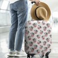 thumbnail image 2 of White Cow Smile Pattern Luggage Cover Fashion Suitcase Cover Baggage Covers Fit 25-28 Inch Luggage (Go Travel), 2 of 5