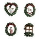 thumbnail image 2 of 4 adornos colgantes navideños 2D de acrílico para coche con cordón, adorno decorativo para interiores de ., 2 of 9