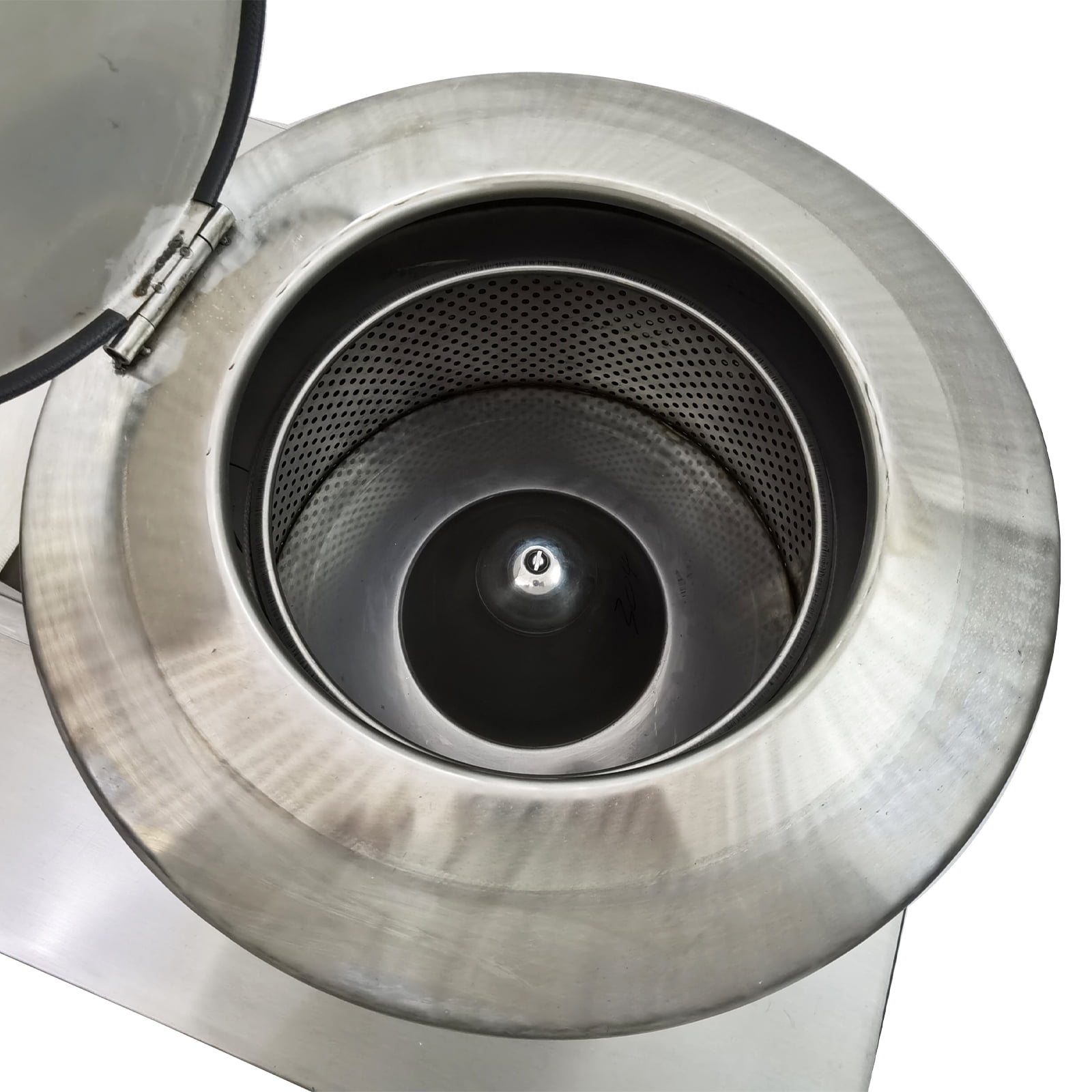 220V 1PH Automatic Centrifuge Scarper Separation Machine Bottom Discharge with Frequency Converter Box
