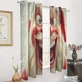 thumbnail image 2 of Funny Santa Claus Christmas Modern Window for Living Room Curtains for Child Bedroom Kitchen Decor Blinds Drapes, 2 of 7