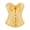 Yellow, variant on ,Women's Lace up Boned Overbust Corset Bustier Lingerie Bodyshaper Tops Yellow XS