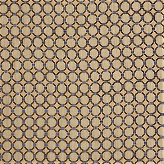 Fabric Robert Allen Beacon Hill Anillos Teak Embroidered?d Tapestry Circles JJ40
