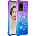 thumbnail image 3 of Case for Samsung Galaxy S20 Ultra, Galaxy S20 Ultra Case Liquid Cute Glitter Heavy Duty Shockproof Soft TPU Protective for Girls Women Phone Case for Samsung Galaxy S20 Ultra Gradient Purple, 3 of 12
