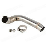 NICECNC Racing Exhaust Pipe Mid Tube Bend Clamp On Eliminator Replace Honda CBR600RR 2007-2017