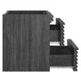 thumbnail image 5 of Modway Render 23.5" MDF Wood Wall-Mount Bathroom Vanity Cabinet in Charcoal, 5 of 8
