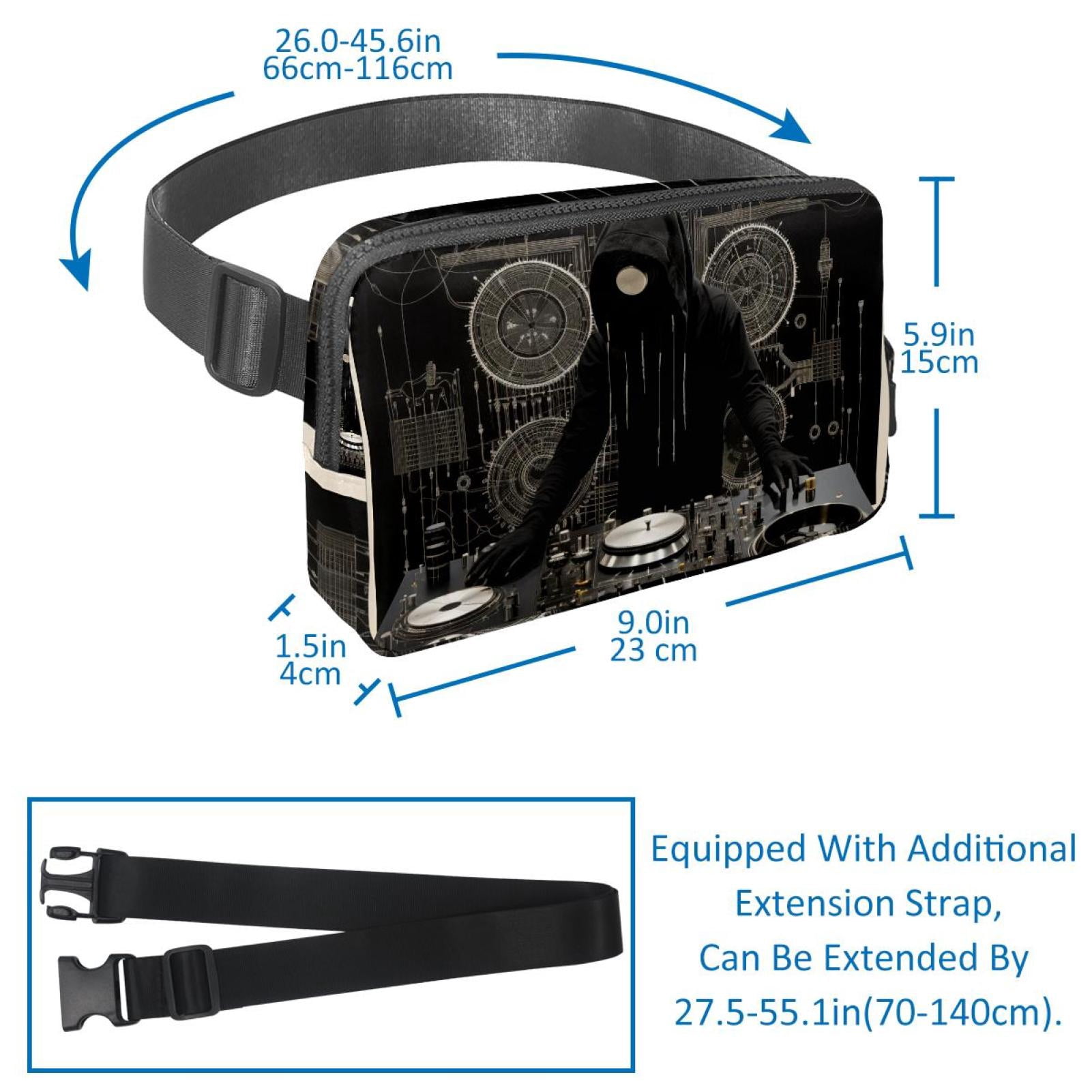 Cartoons the Ultimate Lightweight Adjustable Waist Pack with Extension Strap - Unisex Fanny Pack/Waist Bag