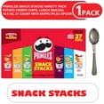 thumbnail image 3 of Pringles Snack Stacks Variety Pack Potato Crisps Chips, Lunch Snacks, 19.5 oz, 27 Count with supplyplex spoon, 3 of 6