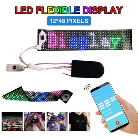

RANMEI LED Display Programmable Message Sign Moving Scrolling Lighting Board Bluetooth