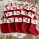 thumbnail image 1 of Calcetines de punto con alfabeto navideño Adornos para árboles de Navidad Decoraciones navideñas para el hogar 2024 Noel Año Nuevo 2025 Regalo de Navidad2, 1 of 5