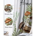 thumbnail image 3 of Green Frog Blackout Curtains for Bedroom Living Room Darkening Curtains 54 Inch Long Botanical Plant Butterfly Coffee Flower Short Curtain for Small Window Treatment Grommet Drapes 42"x54"x2, 3 of 9