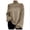 Beige, variant on Tuphregyow Women's Slouchy Long Sleeve Crochet Sweaters Trendy Solid Loose Relaxed Off Shoulder Leisure Baggy Cute Sweater Tops Fashion Turtle Neck Pullover Khaki XL