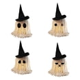 thumbnail image 2 of Decoraciones de Halloween para interiores con luz, repisa decorativa para dormitorio, estatua de Halloween, figura de fantasma de fiesta, fantasma Paquete de 4, 2 of 9
