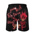 thumbnail image 3 of Hazbin Hotel Mens Board Shorts Quick Dry Swim Trunk Lightweight Soft Swimsuit Bathing Suit for Boys 3XL, 3 of 8
