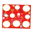 thumbnail image 1 of HILABEE Filet de Lancer de Sac de Sable Équipement de Sport Lancer de Ballon Rouge, 1 of 9