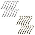 thumbnail image 3 of Paquete de 12 gancho Marcadores Antigua Joyería Encontrar Horquillas DIY Haciendo Oficina de Aleación de Zinc Accesorios para Artesanía para Lectores DIYOO HA010598-02, 3 of 7