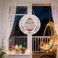 thumbnail image 5 of YingYouFu Easter Welcome Sign Wooden Handcrafted Rural Style Door Hanger for Indoor Outdoor Home Decor Spring Holiday Greeting and Wall Decoration, 5 of 6