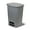 Grey, variant on Glad Kitchen Trash Can with Lid, Step Foot Pedal and Garbage Bag Rings, 20 Gallon, Grey