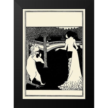 Beardsley, Aubrey 11x14 Black Modern Framed Museum Art Print Titled - Cambridge ABC cover