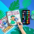 thumbnail image 5 of Fashion Angels: Disney Stitch - Watercolor Poster Set - Spiral Bound Book, 30 Lilo & Stitch Themed Pages, Paint Brush, 28 Washable Colors, Kids 8+, 5 of 7