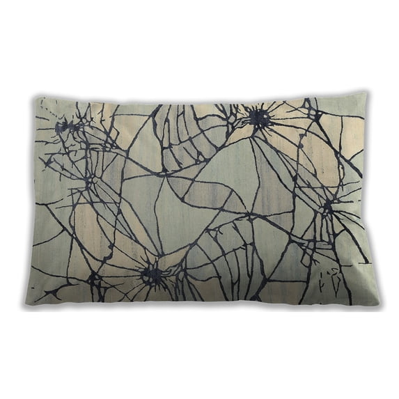 Ahgly Company Indoor Rectangular Contemporary Lumbar Throw Pillow, 13 inch by 19 inch