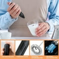 thumbnail image 3 of Milk Frother for Coffee, Handheld Battery Operated Electric Milk Frother for Cof, 3 of 5