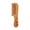 Style2, variant on 100% natural light brown peach wood wide toothed comb, anti-static wood comb, suitable for straight hair, curly hair, and beard(Large fine-tooth bamboo pattern peach comb)