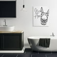 thumbnail image 2 of Stupell Industries Animal Humor Nice Arse Donkey Bathroom Phrase Canvas Wall Art Design by Lettered and Lined, 30" x 40", 2 of 6
