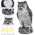 thumbnail image 3 of Generic Scarecrow Owl Decoy Bird Control Realistic Sounds Shadow 360 Rotate, 3 of 6