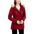 thumbnail image 1 of Parka de invierno para mujer, abrigo corto, abrigo de invierno para mujer, abrigo acolchado, abrigo para mujer, chaqueta de invierno, chaqueta cálida, chaqueta para exteriores, capucha,, 1 of 5