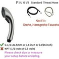 thumbnail image 5 of Kitchen Sink Pull-Down Faucet Sprayer Pull Out Mixer Spray Head Replacement Brus, 5 of 5