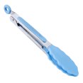 thumbnail image 1 of 7" Bleu Mini Pinces en Silicone Servant Ensemble, 1 of 4
