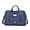 Dark Blue, variant on Spacious Large Capacity Travel Duffle Bag, Lightweight, Water-Resistant, Argyle Pattern Luggage Bag with Multiple Compartments, Reinforced Handles, and Breathable Mesh Panels, Ideal Gym Bag or