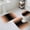 Black, variant on Brown Black Ombre Bath Mat 3 Piece Bathroom Rug Set, Modern Gradient Abstract Art Non Slip Bath Rug Contour Mat and Toilet Lid Cover, Absorbent Shower Mats Soft Bath Rugs and Mats Sets