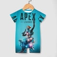 thumbnail image 3 of Apex Legends Lifeline Baby Romper Short Sleeve Bodysuits Soft Rompers Summer Clothes One-Piece Jumpsuits Outfits 0-3M, 3 of 7