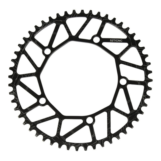 Ruiboury Lightweight And Easy To Install - Smooth Operation Chain Ring For Bicycles Bicycles Crank Bike Chain 52T black 5Set