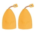 thumbnail image 1 of Wisewang 2Pcs Key Bags Pull Out for Protection Portable Pouch Large Capacity Protective Sleeve Universal Handmade Auto Parts Yellow, 1 of 6