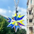 thumbnail image 5 of EOEMY 1Pc Rainbow Maker Ab Car Hanging Prism Crystal Glass Simple Aerial Pendant, 5 of 9